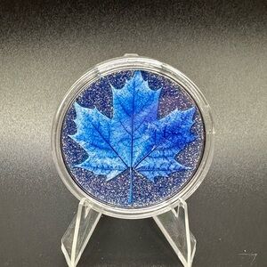 2026 1oz Copper Winter Maple featuring Dual Sided Diamond Dust with Box/Display